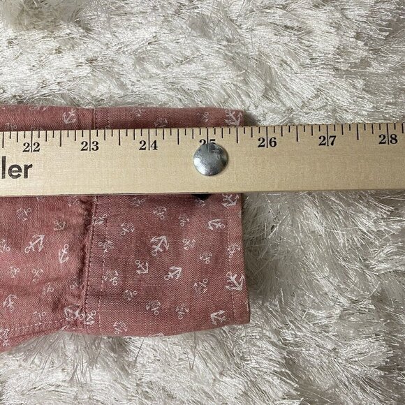 ⚓️ Banana Republic Nautical Anchor Print Button Down Shirt - Picture 12 of 13